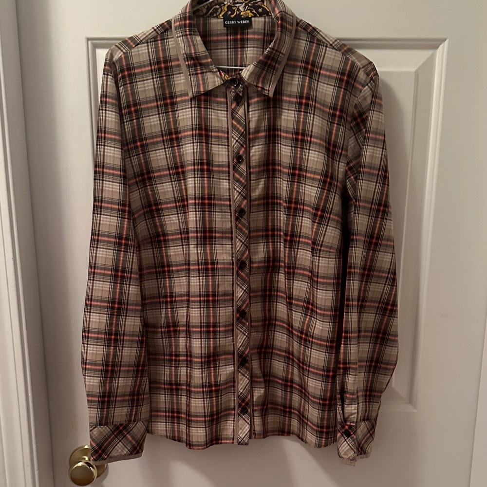 Gerry Weber checked cotton shirt